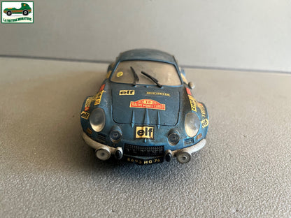 Ancienne Voiture Miniature Renault Alpine 1600 S Champion 1/20 Epave