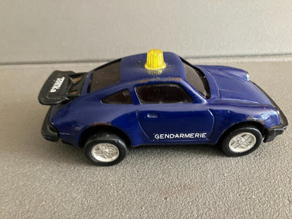 Jouet Ancien Tôle Voiture Miniature Porsche 911 Gendarmerie Tonka