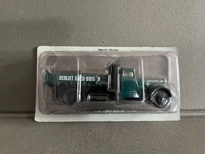 Voiture miniature Camion Berliet VDANG Gazo Bois Hachette 1/43 Défauts