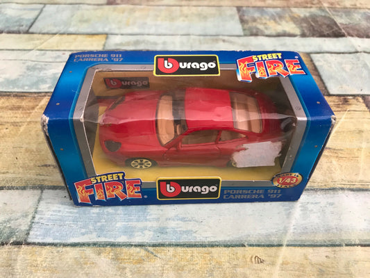 Voiture Miniature Porsche 911 Carrera Burago 1997 '97 1/43