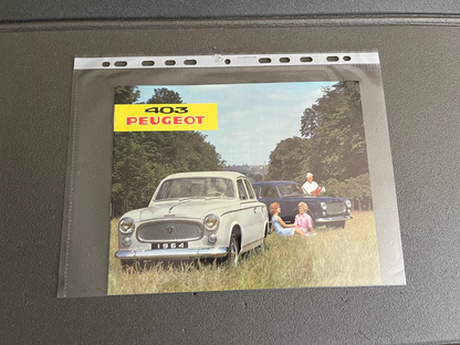Ancien Dépliant Brochure Documentation Automobile Peugeot 403