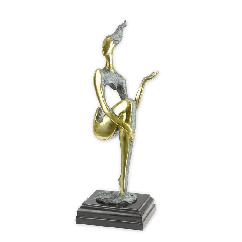 STATUE MODERNE SCULPTURE MODERNISTE BRONZE UN NU FEMININ