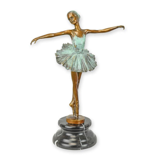 STATUE MODERNE SCULPTURE BRONZE BALLERINE