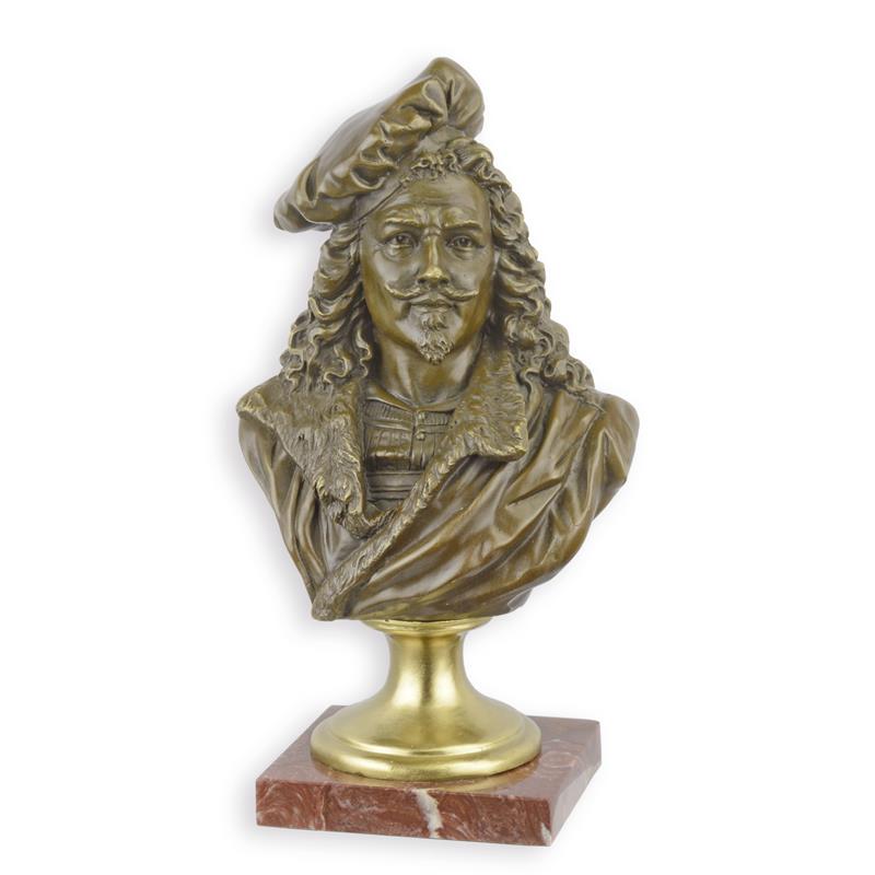 STATUE MODERNE SCULPTURE BRONZE DE REMBRANDT HARMSZOON VAN RIJN
