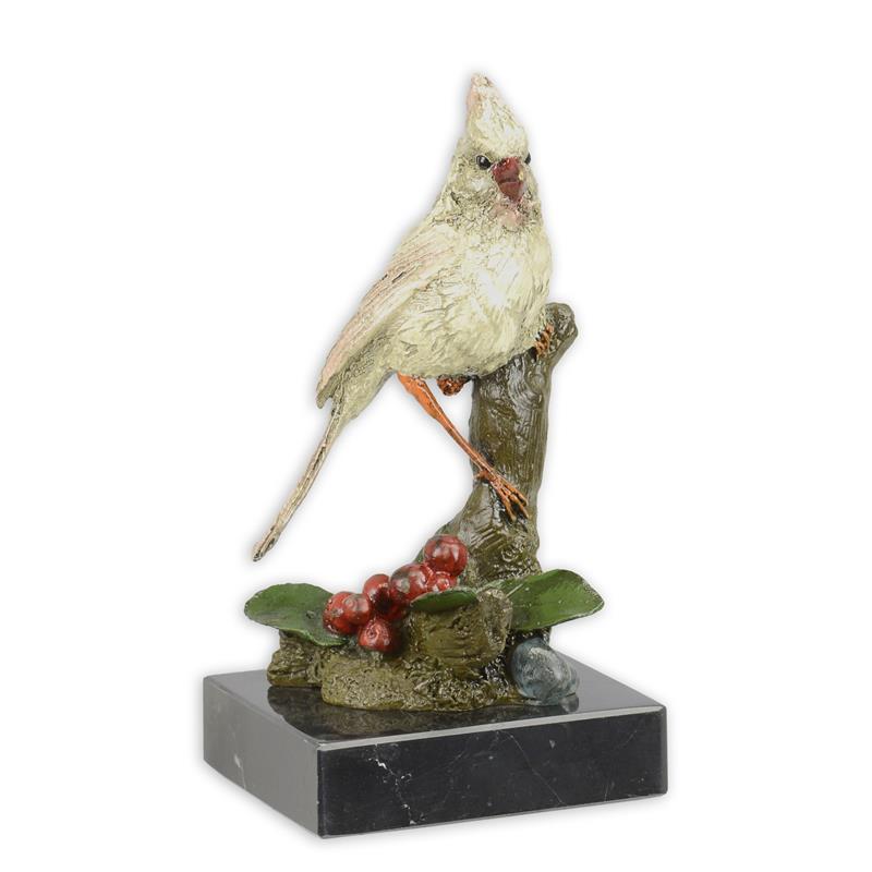 STATUE MODERNE SCULPTURE BRONZE CARDINAL