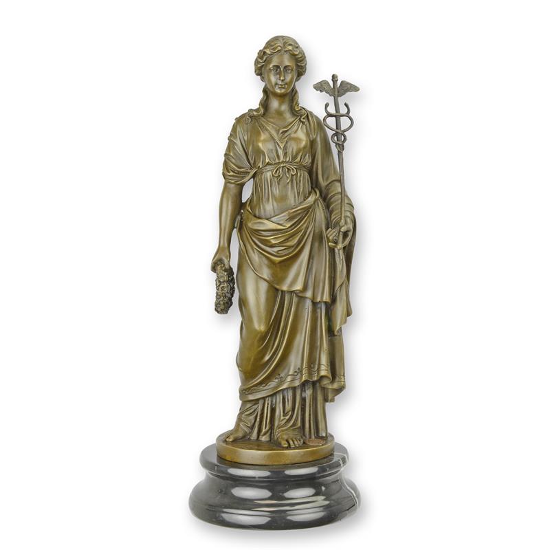 STATUE MODERNE SCULPTURE BRONZE D'ATHÉNA