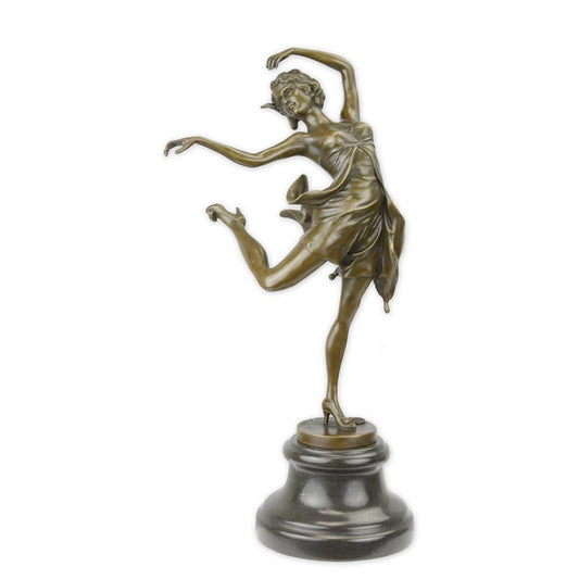 STATUE MODERNE SCULPTURE BRONZE DANSEUSE