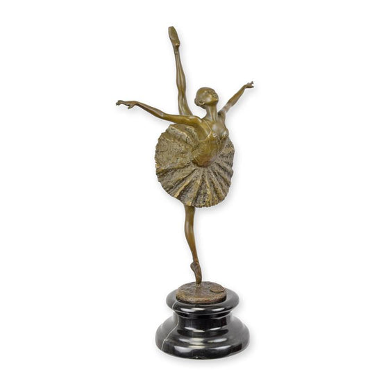 STATUE MODERNE SCULPTURE BRONZE BALLERINE