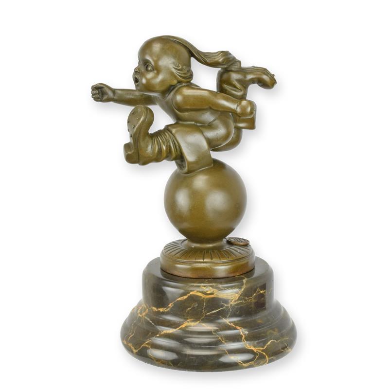 STATUE MODERNE SCULPTURE BRONZE DE TOM POUCE