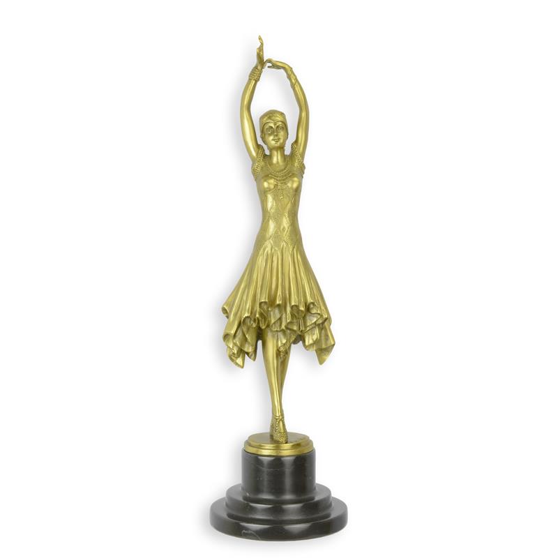 STATUE MODERNE SCULPTURE BRONZE POLI MISS KITA