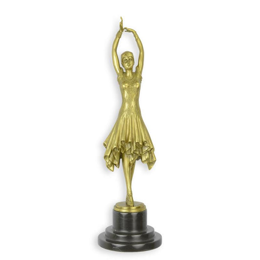 STATUE MODERNE SCULPTURE BRONZE POLI  MISS KITA