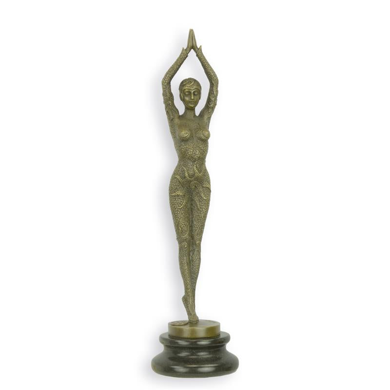 UNE PETITE SCULPTURE EN BRONZE D'ÉTOILE DE MER
