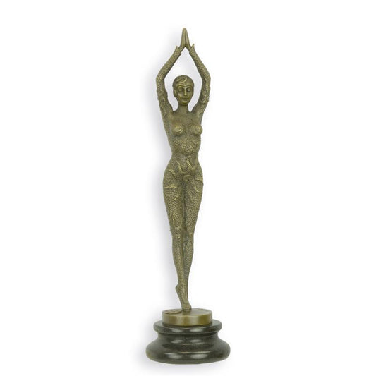 UNE PETITE SCULPTURE EN BRONZE D'ÉTOILE DE MER