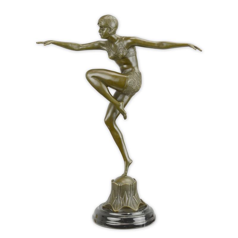 STATUE MODERNE SCULPTURE BRONZE APPELE CON BRIO