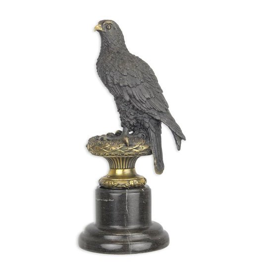 STATUE MODERNE SCULPTURE BRONZE AIGLE