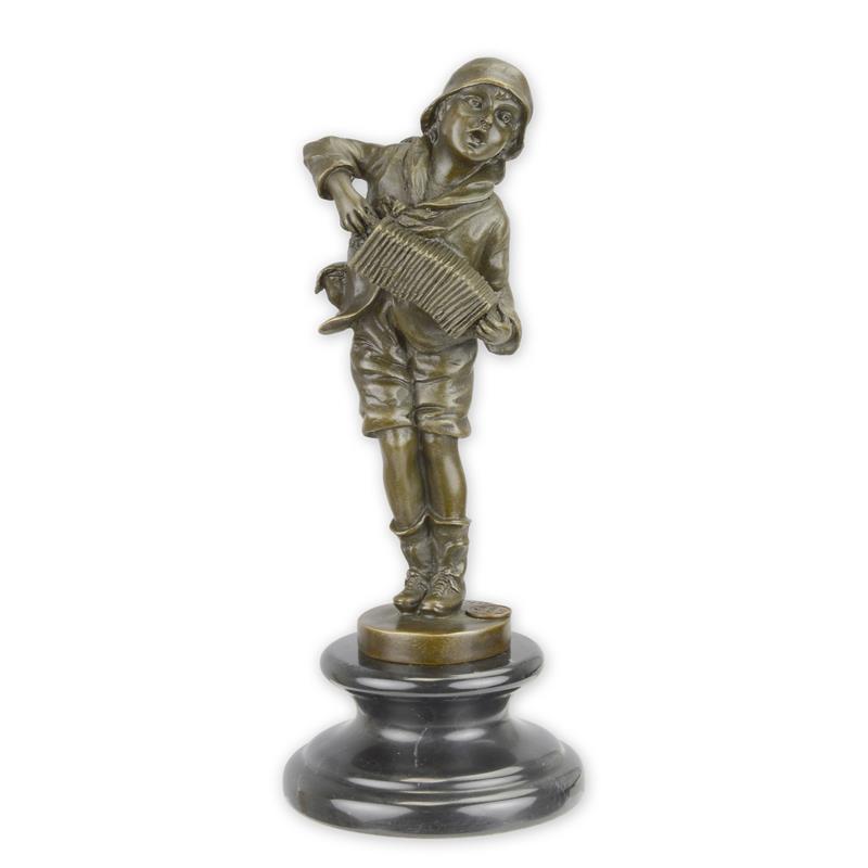 STATUE MODERNE SCULPTURE BRONZE APPELEE LAZZARONE