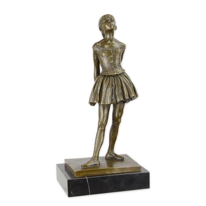 STATUE MODERNE SCULPTURE BRONZE PETITE DANSEUSE DE QUATORZE ANS