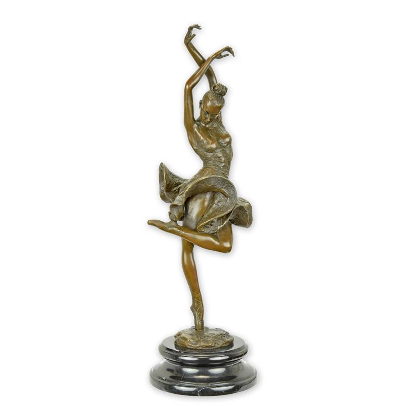 STATUE MODERNE SCULPTURE BRONZE BALLERINE