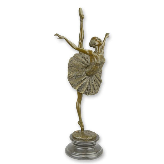 STATUE MODERNE SCULPTURE BRONZE BALLERINE