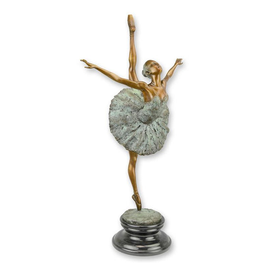 STATUE MODERNE SCULPTURE BRONZE BALLERINE