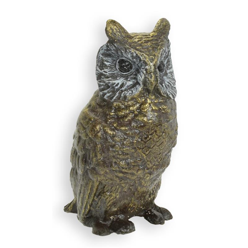 STATUE MODERNE SCULPTURE BRONZE HIBOU