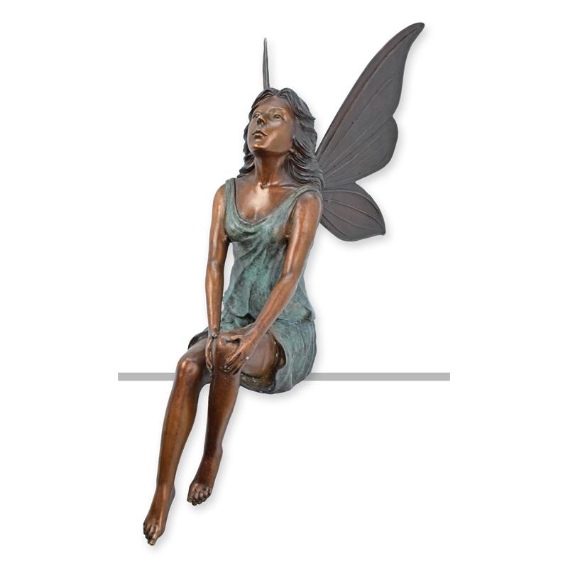STATUE MODERNE SCULPTURE BRONZE ANGE ASSIS