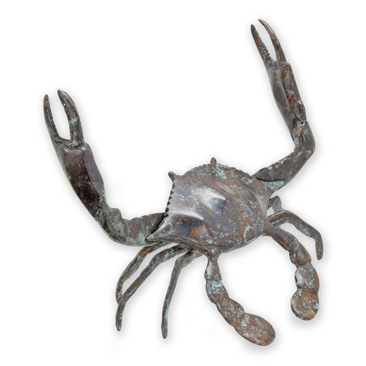 STATUE MODERNE SCULPTURE BRONZE CRABE