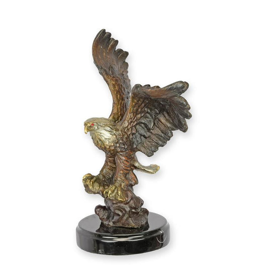 STATUE MODERNE SCULPTURE BRONZE AIGLE