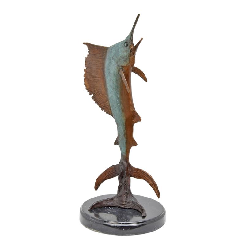 STATUE MODERNE SCULPTURE BRONZE VOILIER