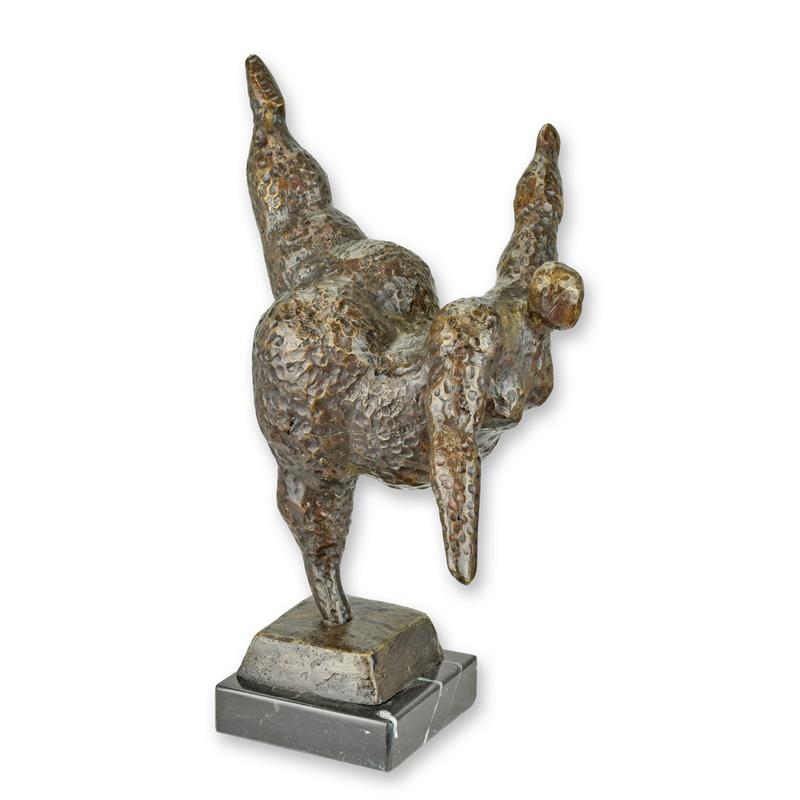 STATUE MODERNE SCULPTURE MODERNISTE BRONZE DANSEUSE NUE