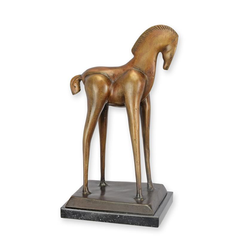 STATUE MODERNE SCULPTURE MODERNISTE BRONZE UN CHEVAL