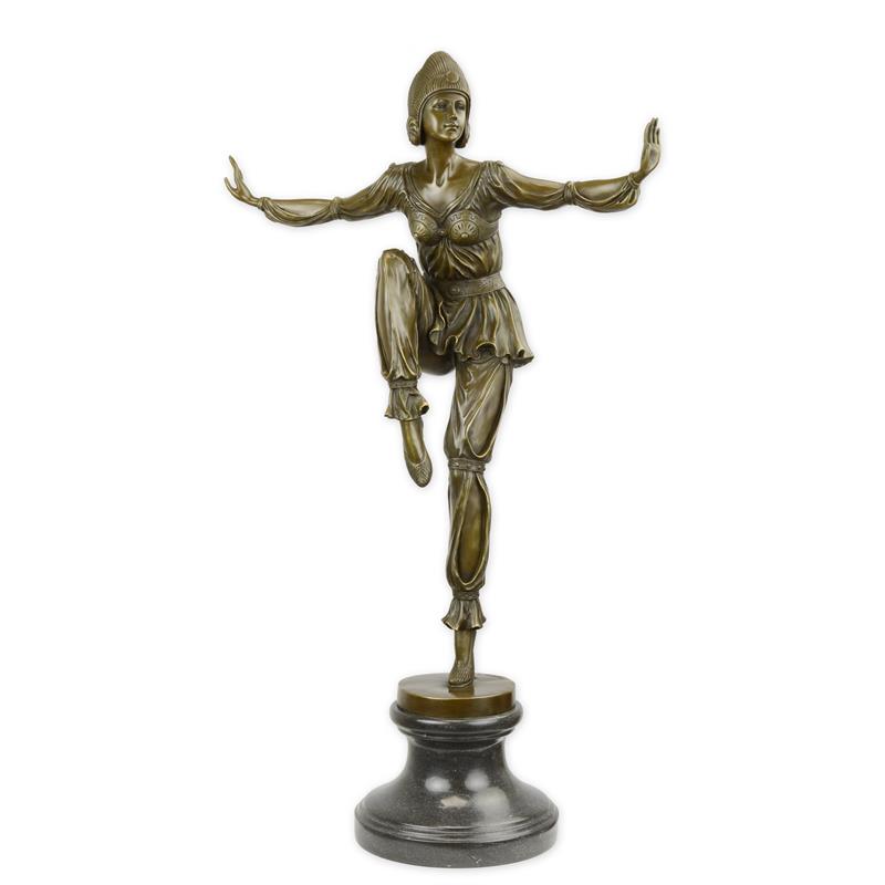 STATUE MODERNE SCULPTURE BRONZE DE SEHERAZADE