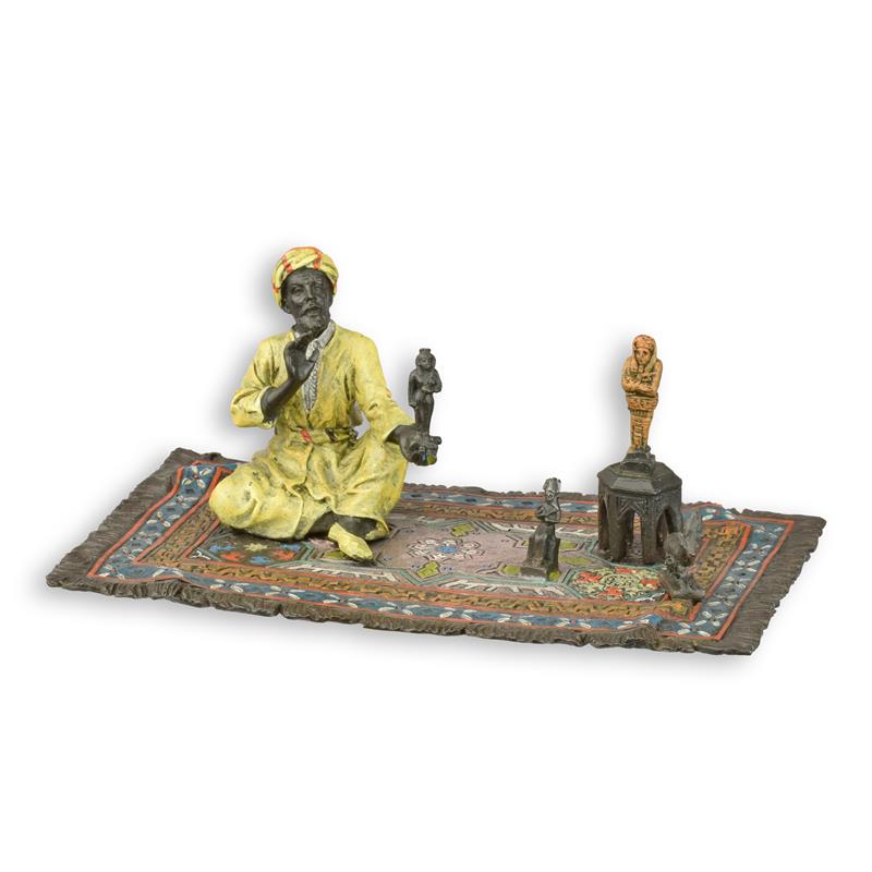 STATUE MODERNE SCULPTURE BRONZE VDEUR DE FIGURINES ORITAL