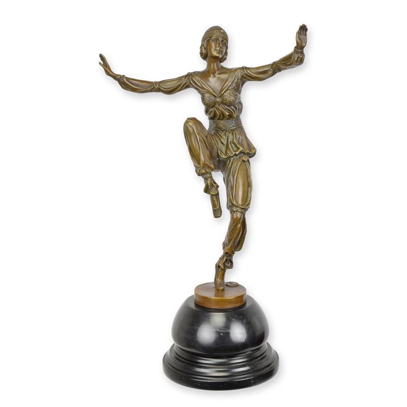 STATUE MODERNE SCULPTURE BRONZE DE SEHERAZADE