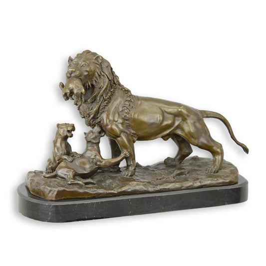 STATUE MODERNE SCULPTURE BRONZE APPELE LE PREMIER SAUVAGE